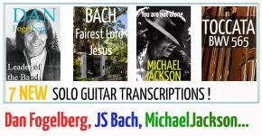 7 NEW Guitar Transcriptions Bach McLean Fogelberg Bach