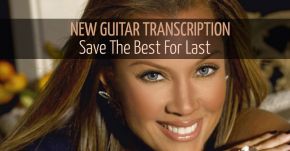 New Guitar Transcription: Save The Best For Last Vanessa Williams